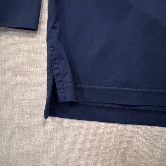 Fairway & Greene Navy Blue Long Sleeve Mock Neck Golf Pullover L Pureformance - Picture 5 of 7